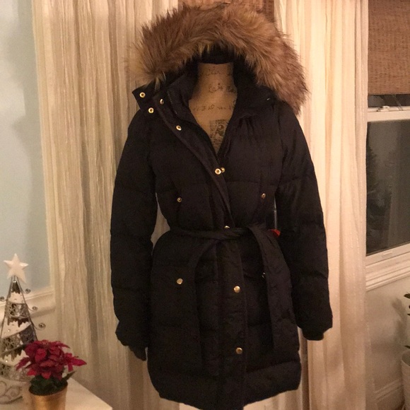 J. Crew Jackets & Blazers - Awesome J.Crew Black Puff Coat Size Large Petite🖤